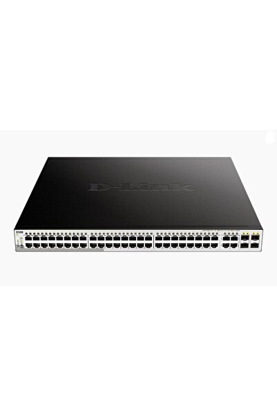 D-Link Switch inteligent Gigabit PoE cu 52 de porturi, 370W PoE, incluzând 4 ...