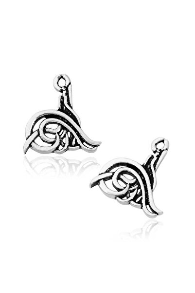 Inure Jewelry ​ Silver Tuğra Prayer Beads Tassel Tip
