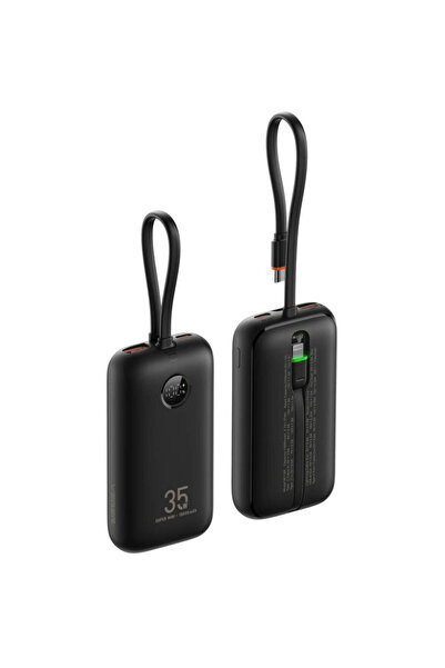 Veger Εξωτερικός συσσωρευτής W1188BLK, 10000 mAh, 35 W, USB Type-C, Lightning...