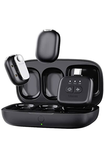 ulanzi ​Set Lavaliera Microfon Wireless RX TX USB-C A30 Wireless Lavalier Tin...