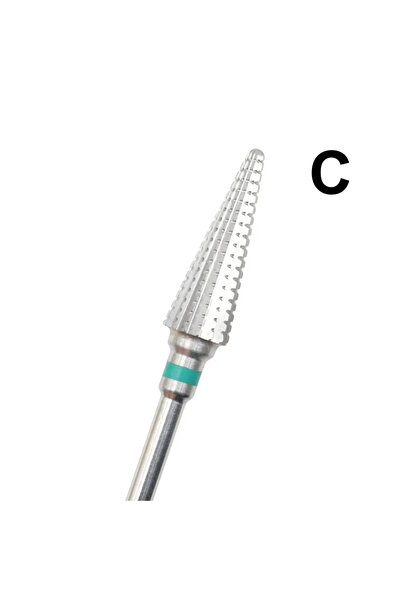Choice4 C 1pc 5-in-1 Carbide Professional Tungsten Steel Nail Drill Bit Gradi...