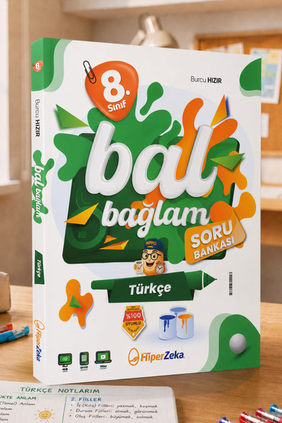 HiperZeka 2027 8. Sınıf BAL BAĞLAM Türkçe Soru Bankası | Burcu HIZIR