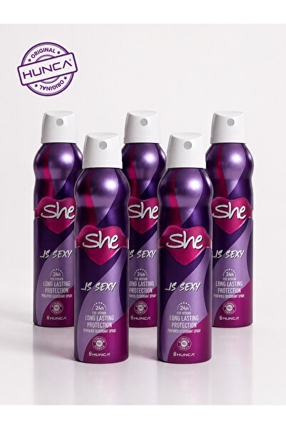 She Deodorant For Women Is Sexy 150ml x 5 Adet
