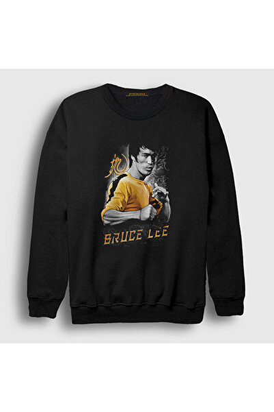 Presmono Unisex crna trenerka Bruce Lee dukserica 256978tt