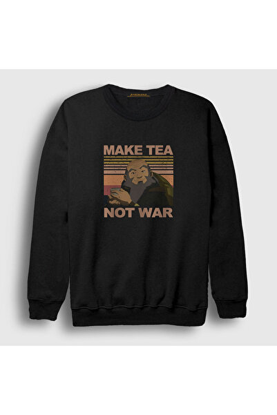 Presmono Unisex Black Iroh Make Tea Anime Avatar The Last Airbender Sweatshir...