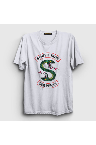Presmono Unisex bela South Side Serpents Riverdale T-shirt 207260tt