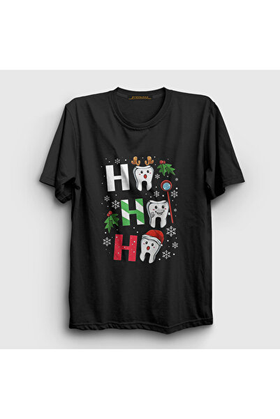 Presmono Unisex Black New Year Dentist Gift Dentist Dental T-Shirt 605570Tt