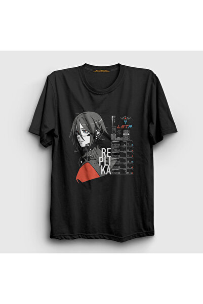 Presmono Unisex Black Signalis Wake up T-Shirt 545051Tt