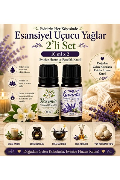 Topimania Yün Kurutma Topları Lavanta - Yasemin 10 ml 2 Adet Çamaşır Yün Kuru...