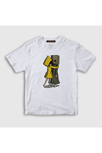 Presmono Unisex dečje bele jake male noćne košmari T-shirt 159789tt