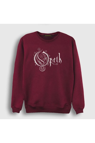Presmono Unisex klaret crvena majica sa logotipom Opeth 101048tt