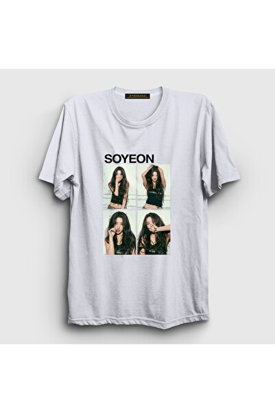 Presmono Unisex White Soyeon Feel K-Pop g I-Dle T-Shirt 614209Tt