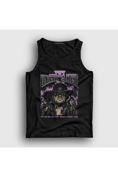 Presmono Unisex Black Dead Wwe the Undertaker Singlet 602277Tt