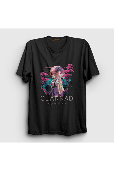 Presmono Unisex Black Tomoya Nagisa Anime Clannad T-Shirt 556150Tt