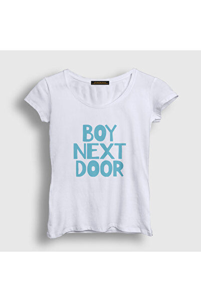 Presmono Beli logo K Pop Boynextdoor ženska T-shirt - 490928tt