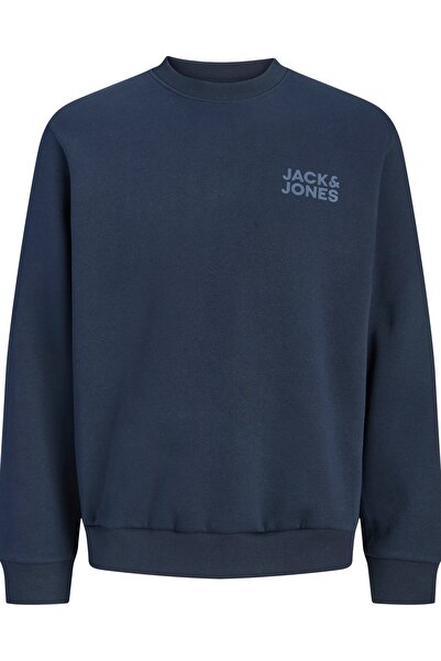 Jack & Jones Logo Men's Navy Blue Sweatshirt (12290659-Nb)