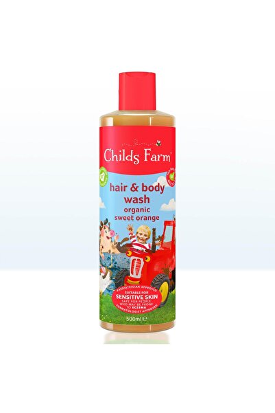Childs Farm Organic Sweet Orange Extract Children's Hair and Body Shampoo 500ml