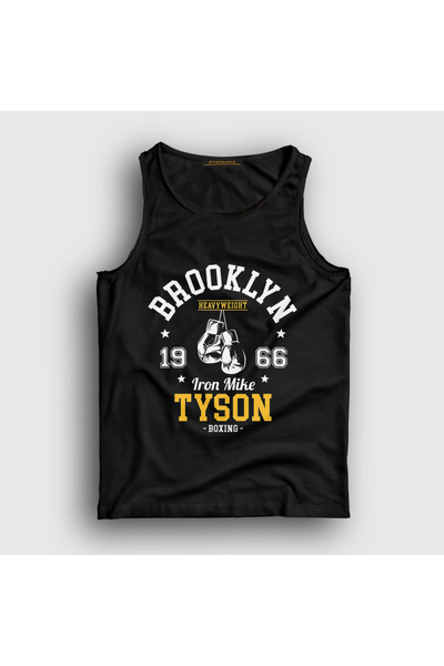 Presmono Mike Tyson Brooklyn Boxing Unisex crna majica bez rukava 507328tt