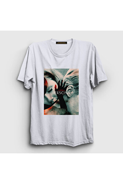 Presmono Unisex White Ingmar Bergman Persona T-Shirt 577963Tt