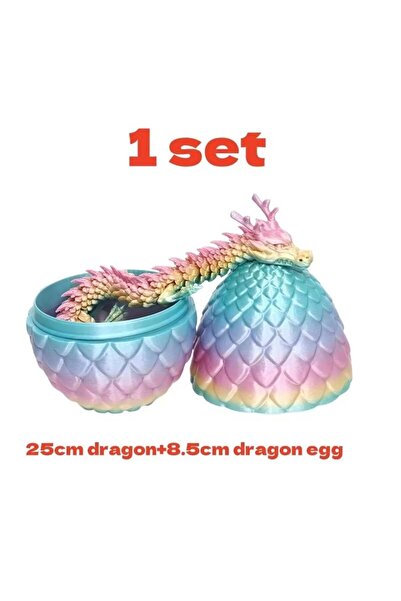 choice2 cai se 1 set 1 Set 3D Printed Dragon Egg Ornamental Toy Activity Mode...