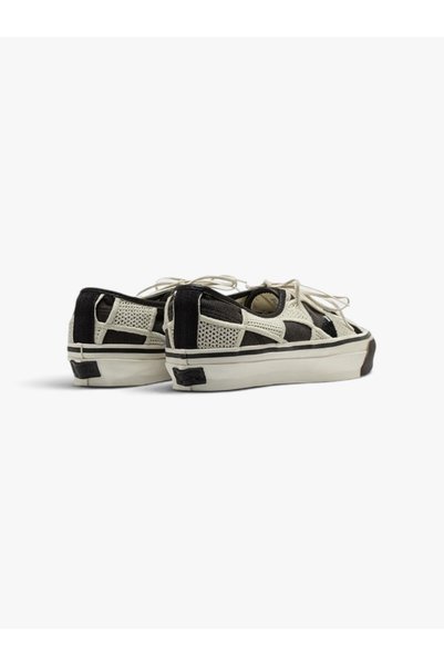 Vans LX Authentic 44 Shell Knit Uniseks Siyah/Beyaz Spor Ayakkabı - VN000Y0R