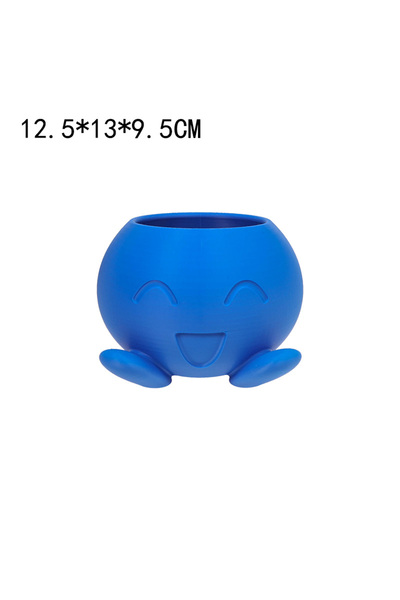 Choice C 3D Printed Flowerpot Model Cute Home Desktop Decoration