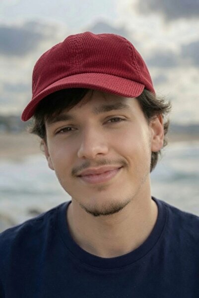 Mollycrush Men's Seasonal Corduroy Red Hat |   Daily Adjustable Baseball Cap