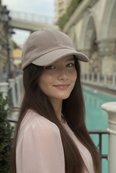 Mollycrush Ženska sezonska bež kapa od samta | Svakodnevna podesiva bejzbol kapa