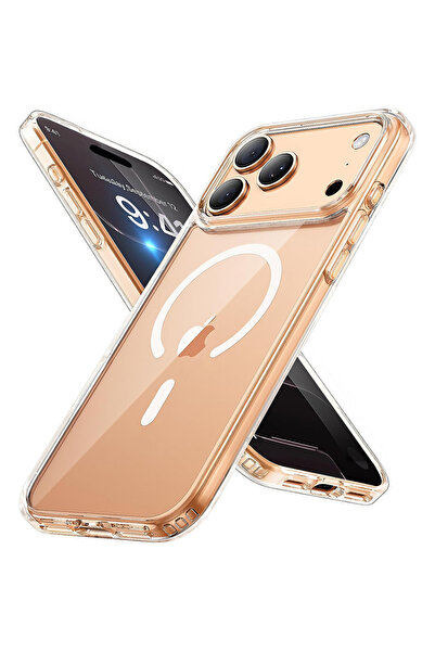 Casey Studios MagSafe калъф iPhone 17 Pro, безжично зареждане, повдигнати ръб...