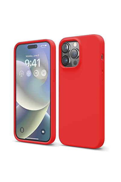 Casey Studios Silicone case iPhone 14 Pro Max, with microfiber, thin, protect...