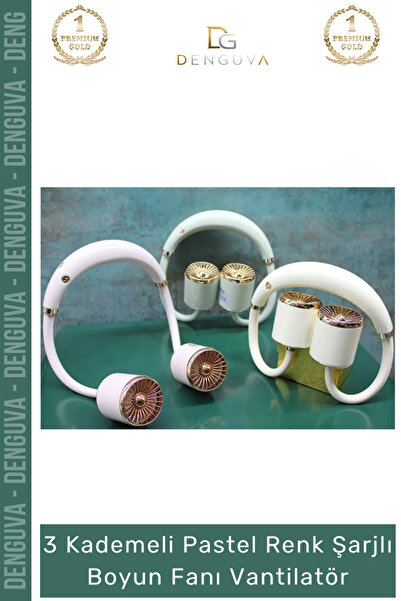 Denguva #Vantilatör 3 Kademeli Pastel Renk Taşınabilir USB Sessiz Esnek Hafif...