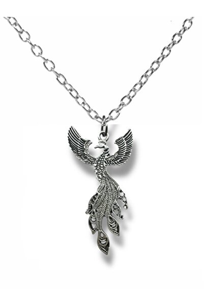 Herşey Nota Phoenix Soul – Emerald Bird Figured Unisex Necklace (60 cm Chain)