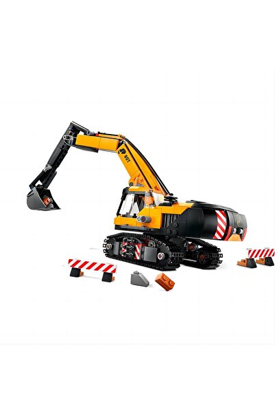 Choice no box City Construction Excavator Building Blocks MOC With 3 Figures ...