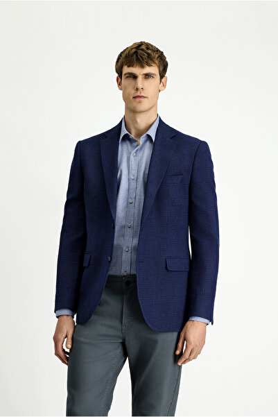 Kiğılı 7 Drop Slim Fit Slim Fit Classic Plaid Jacket