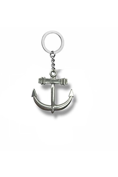 Herşey Nota Unisex Keychain with Ship Anchor Figure – Antique, Sailor-Spirite...