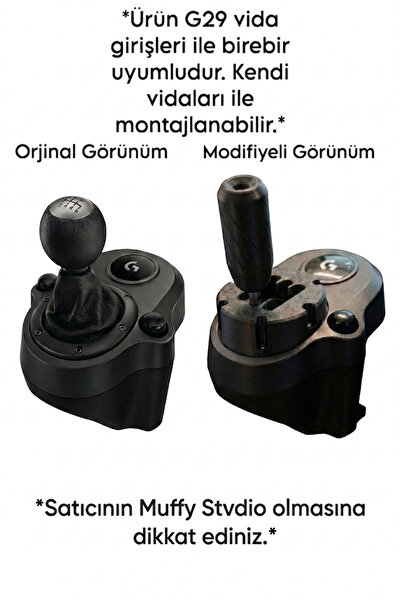 Muffy Stvdio G29 G923 G920 Vites Modifikasyon Seti Gated Shifter Ve Vites Top...