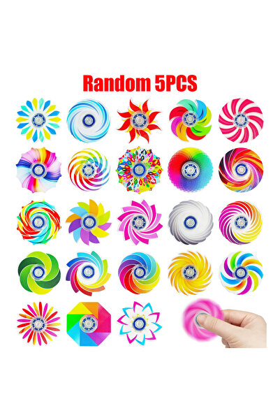 Choice Random 5 PCS 5/10/20pcs Mini Ranbow Fidget Spinner Sensory Stress Reli...