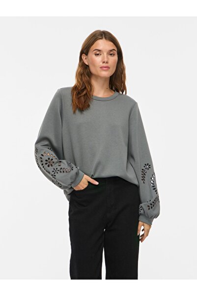 VILA Langärmeliges Sweatshirt VISANDY Rundhals