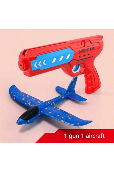 Choice Large gun red Kids' Catapult Planes, Foam Planes, Gliders, Parent-Chil...