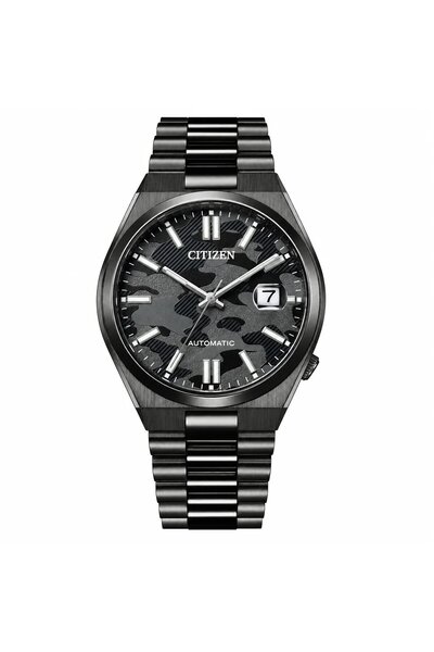 Citizen Ανδρικό ρολόι Tsuyosa Automatic NJ0155-87E, Μαύρο / Καμουφλάζ