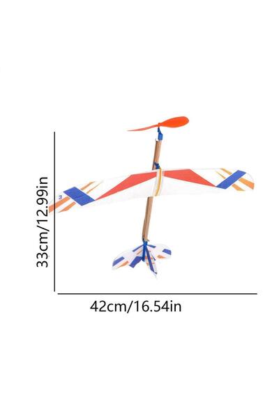 Choice single attribute Band Powered Aircraft Model Kits Toys for Children Fo...