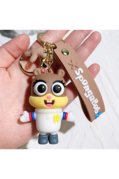 Choice 6cm KC3917 Anime Spongebob Squarepants Keychain Patrick Star Krabs Gar...
