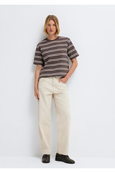 Mavi Striped Brown T-Shirt Regular Fit / Normal Cut 1613979-91516