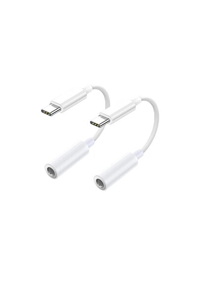choice2 white2Pcs Type-C to 3.5mm Audio Adapter USB C to 3.5mm Headphone Aux ...
