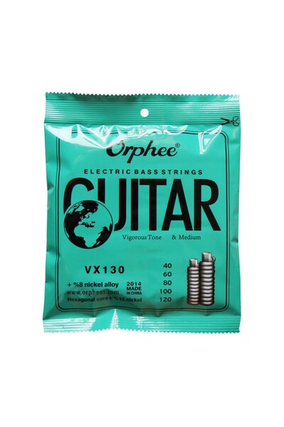 Choice1 5 Strings Bass Orphee VX Bass Guitar Strings Medium Carbon Steel Hexa...