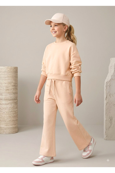 Ozmoz By Mukadder Özden Organic Yavruağzı Winter Girls' Sweatpants