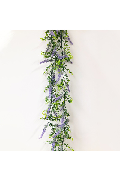 Choice 3pcs 1.8M B 180cm Artificial Hanging Eucalyptus Plants Fake Lavender F...