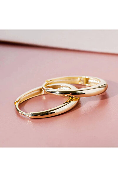 Choice E2538 Huitan Simple Design Fashion Gold Color Hoop Earrings Female Dai...