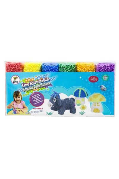 Lino Kurumayan Köpüklü Oyun Hamuru 6x10 Gr