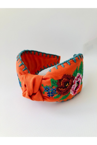 LiewensStyle Hand-Embroidered Bohemia Crown with Canvas Embroidery